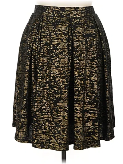 Pre-owned Lularoe Casual Skirt In Gold