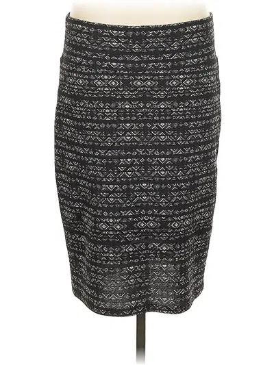 Pre-owned Lularoe Casual Skirt In Gray