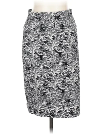 Pre-owned Lularoe Casual Skirt In Gray