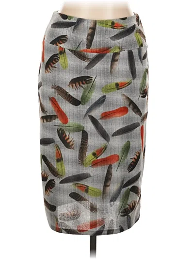 Pre-owned Lularoe Casual Skirt In Gray