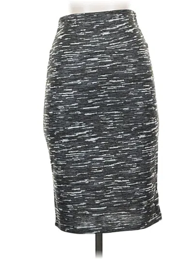 Pre-owned Lularoe Casual Skirt In Gray