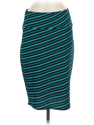 Pre-owned Lularoe Casual Skirt In Green