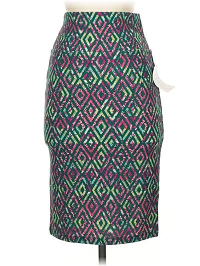 Pre-owned Lularoe Casual Skirt In Green