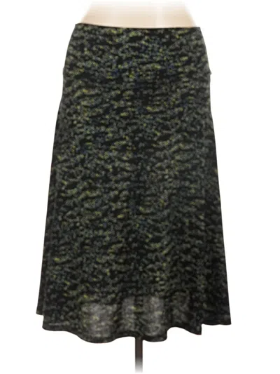 Pre-owned Lularoe Casual Skirt In Green