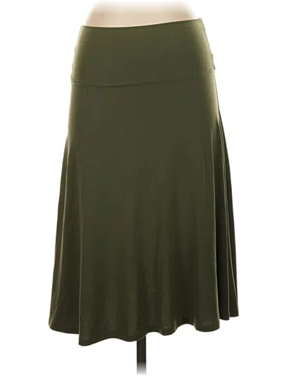 Pre-owned Lularoe Casual Skirt In Green