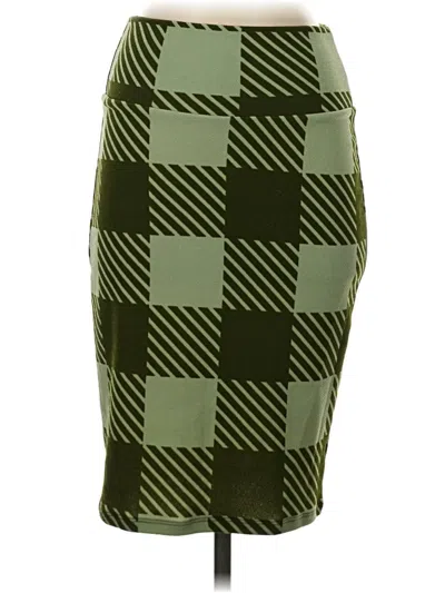 Pre-owned Lularoe Casual Skirt In Green