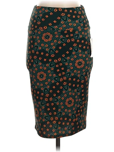 Pre-owned Lularoe Casual Skirt In Green