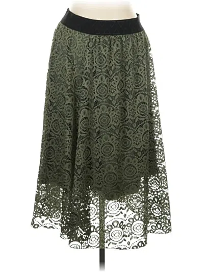Pre-owned Lularoe Casual Skirt In Green