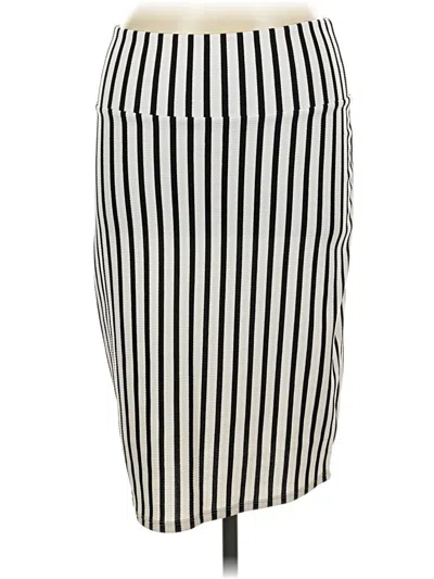Pre-owned Lularoe Casual Skirt In Ivory