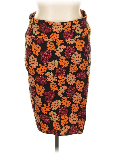 Pre-owned Lularoe Casual Skirt In Orange