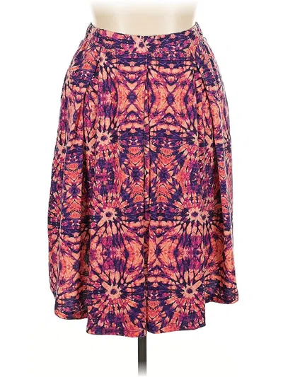 Pre-owned Lularoe Casual Skirt In Orange