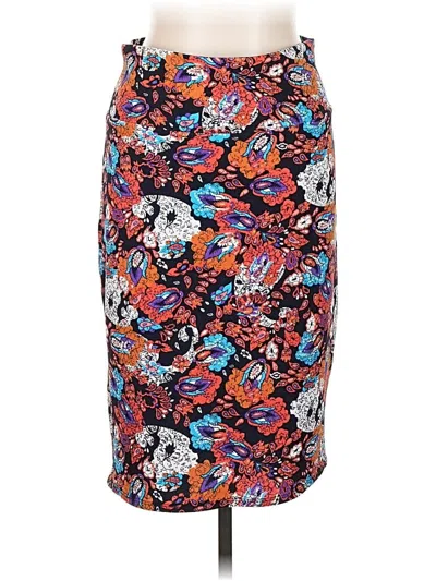 Pre-owned Lularoe Casual Skirt In Orange
