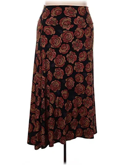 Pre-owned Lularoe Casual Skirt In Orange