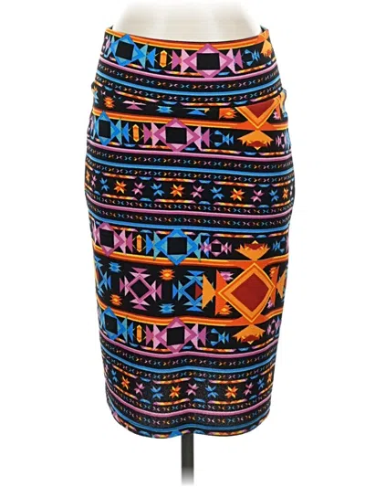 Pre-owned Lularoe Casual Skirt In Orange