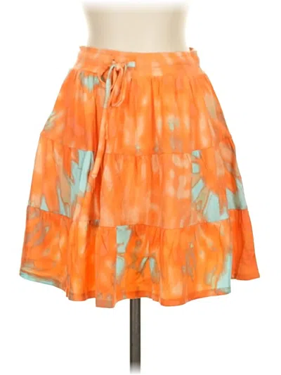 Lularoe Casual Skirt In Orange
