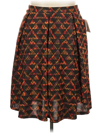 Lularoe Casual Skirt In Brown