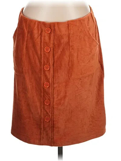 Lularoe Casual Skirt In Orange