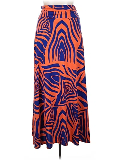 Pre-owned Lularoe Casual Skirt In Orange