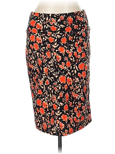 Pre-owned Lularoe Casual Skirt In Orange
