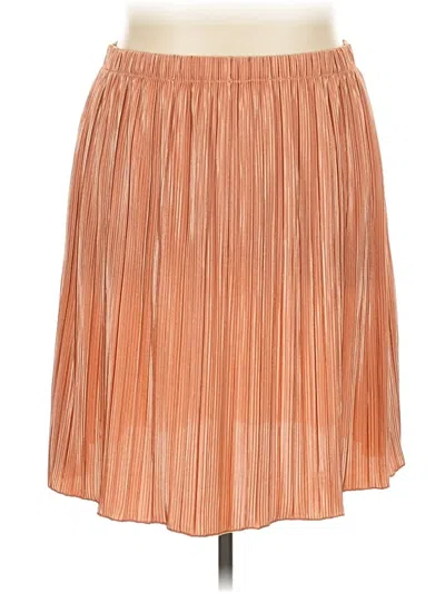 Pre-owned Lularoe Casual Skirt In Orange