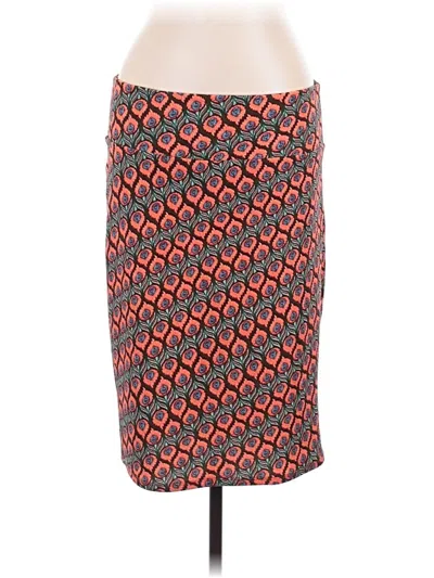 Pre-owned Lularoe Casual Skirt In Orange