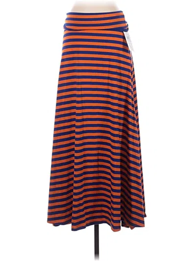 Pre-owned Lularoe Casual Skirt In Orange