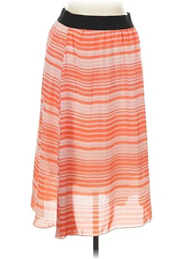 Pre-owned Lularoe Casual Skirt In Orange