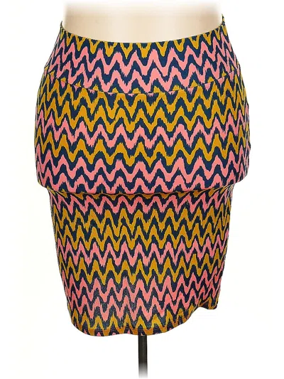 Pre-owned Lularoe Casual Skirt In Pink