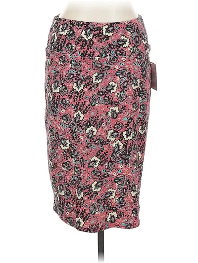 Pre-owned Lularoe Casual Skirt In Pink