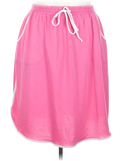 Pre-owned Lularoe Casual Skirt In Pink