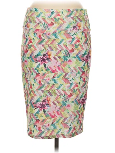 Pre-owned Lularoe Casual Skirt In Pink