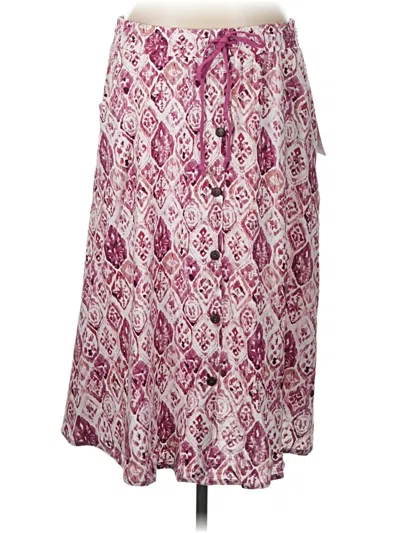 Pre-owned Lularoe Casual Skirt In Pink