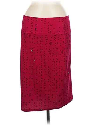 Pre-owned Lularoe Casual Skirt In Pink