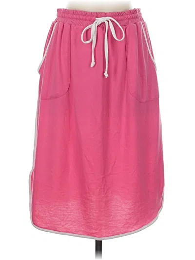 Pre-owned Lularoe Casual Skirt In Pink