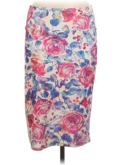 Pre-owned Lularoe Casual Skirt In Pink
