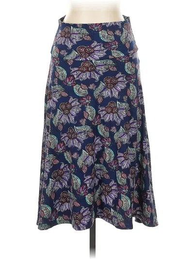 Pre-owned Lularoe Casual Skirt In Purple
