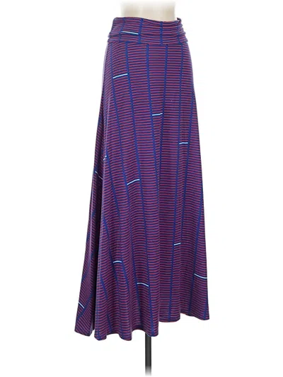 Pre-owned Lularoe Casual Skirt In Purple