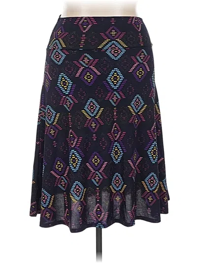 Pre-owned Lularoe Casual Skirt In Purple