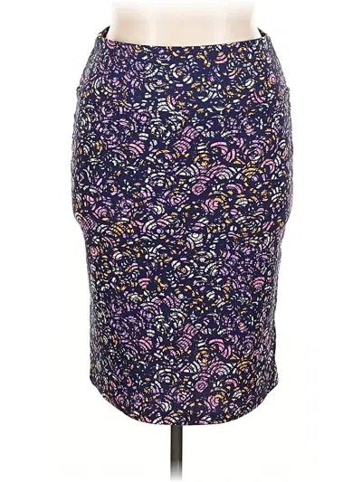 Pre-owned Lularoe Casual Skirt In Purple