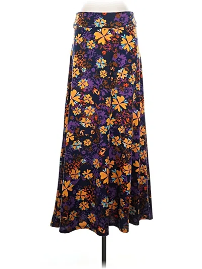 Pre-owned Lularoe Casual Skirt In Purple