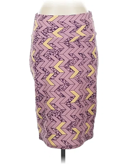 Pre-owned Lularoe Casual Skirt In Purple