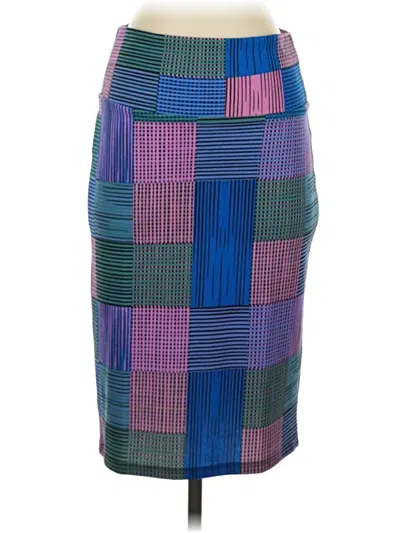 Pre-owned Lularoe Casual Skirt In Purple