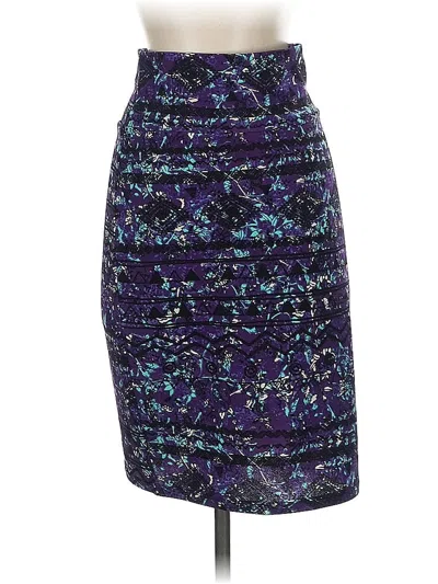 Pre-owned Lularoe Casual Skirt In Purple
