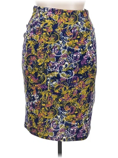 Pre-owned Lularoe Casual Skirt In Purple