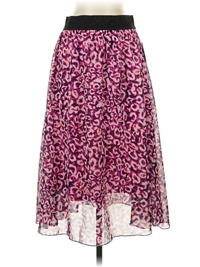 Pre-owned Lularoe Casual Skirt In Purple