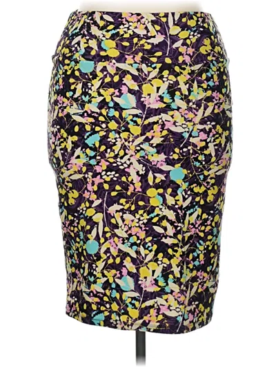 Pre-owned Lularoe Casual Skirt In Purple
