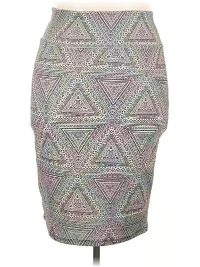 Pre-owned Lularoe Casual Skirt In Purple