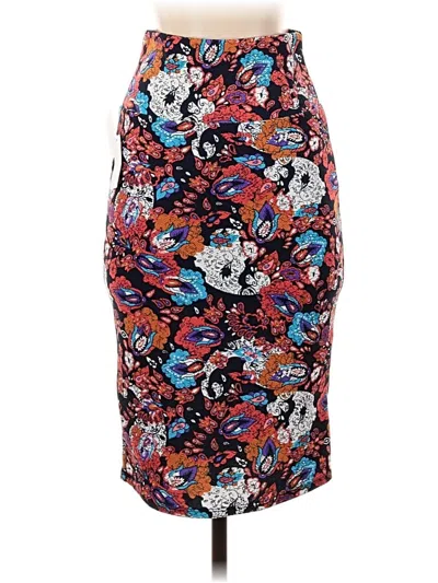 Pre-owned Lularoe Casual Skirt In Red