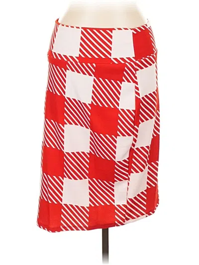 Pre-owned Lularoe Casual Skirt In Red