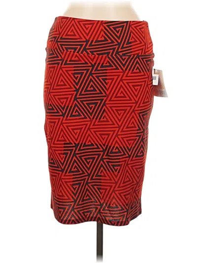 Lularoe Casual Skirt In Red